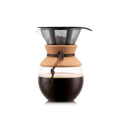 Pour Over coffee maker with permanent filter 1L  