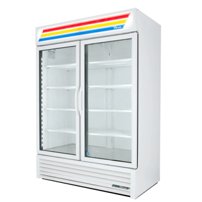Réfrigérateur 2 portes vitrées battantes - 54"