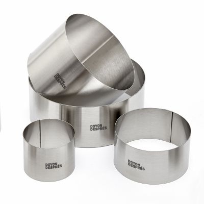 Emporte-pièce rond en acier inoxydable 4" x 2"