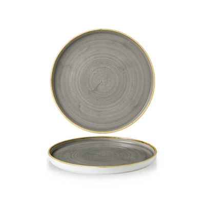 Assiette coupe Stonecast 11" - Gris poivre