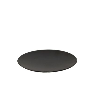 Assiette ronde forme coupe 8" - Noir