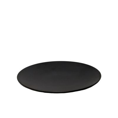 Assiette 10" forme coupe - Noir