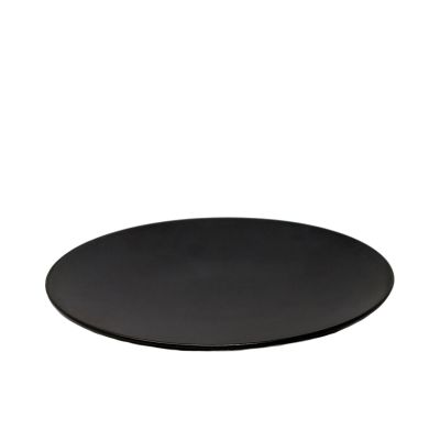 Assiette ronde forme coupe 10.8" - Noir
