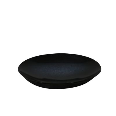Assiette à soupe ronde forme coupe 8" - Noir