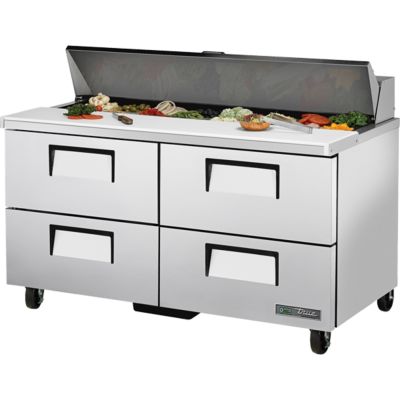 Refrigerated salad preparation table 60'' - 4 Drawers