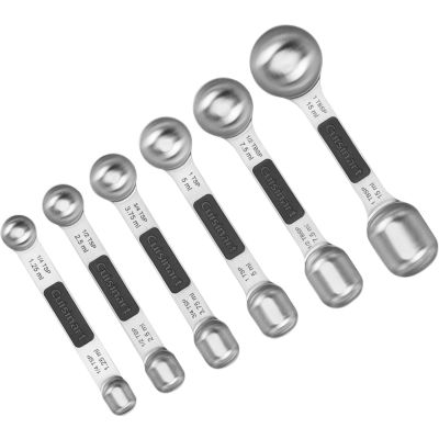 Ensemble de six cuillères à mesurer aimantées