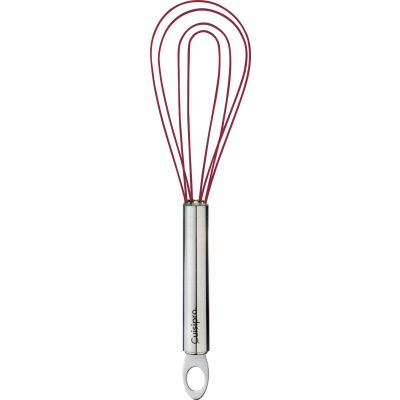 Fouet plat en silicone 8" - Rouge