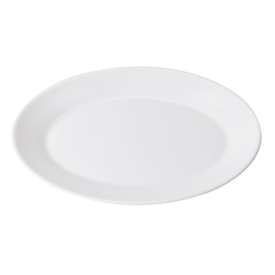 Assiette de service ovale 11,75" - Opal Restaurant White
