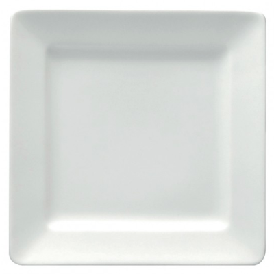 Assiette carrée 7,25" - Bright White Ware