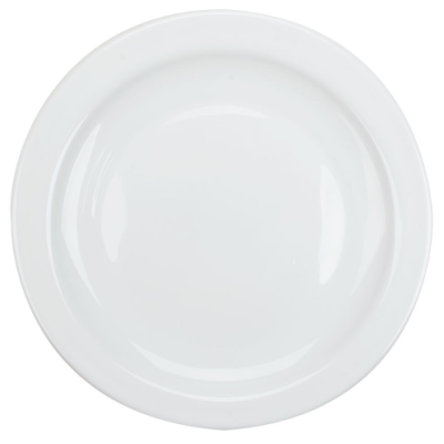 Assiette ronde 9,25" - Opal Restaurant White