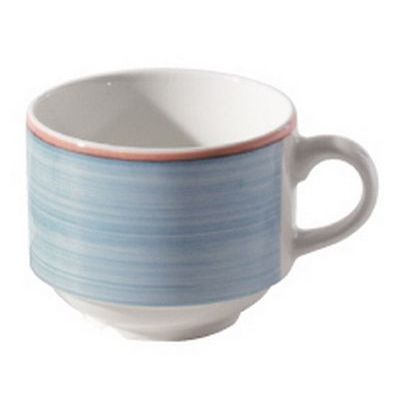 Tasse en porcelaine vitrifiée 7,5 oz - Cosmo Bleu