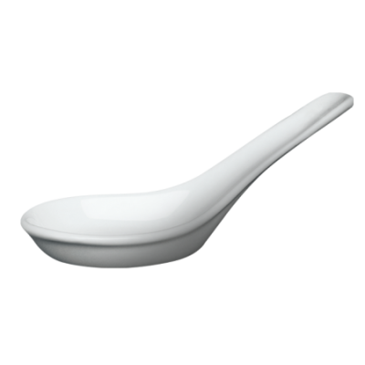 Cuillère chinoise en porcelaine - Imperial White