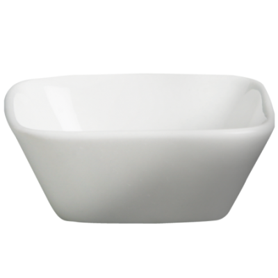 Bol à condiment carré en porcelaine 3,25" - Square