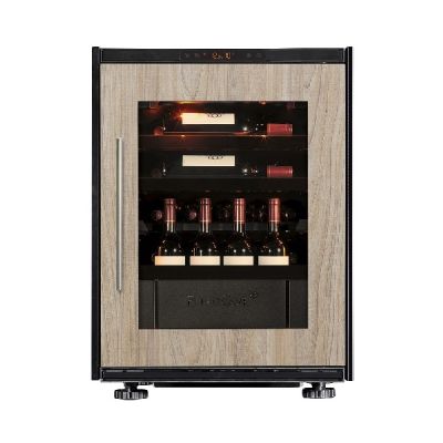 Cellier Inspiration 1 température, 1 porte vitrée technique - 28 bouteilles