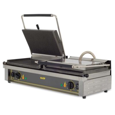 Grille-panini double en fonte 33" - 208-240 V