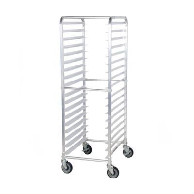Chariot à angles en aluminium 18" - 20 tablettes