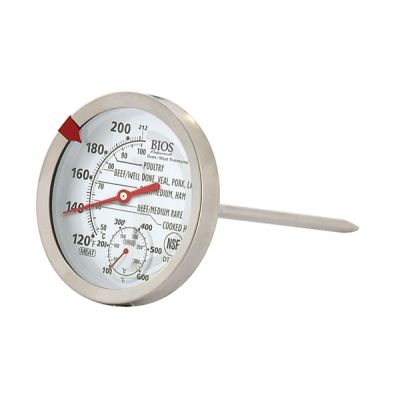 Thermomètre à viande et à volaille à cadran (120°F à 212°F)