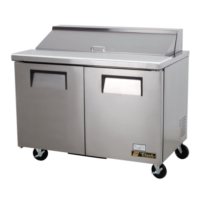 Table de préparation à salade réfrigérée 48" - 12 bacs