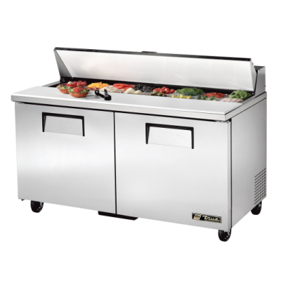 Table de préparation à salade réfrigérée 60" - 16 bacs