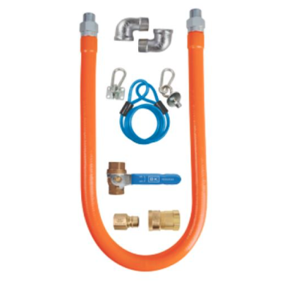 Ensemble de raccordement pour appareil au gaz 48" x 3/4"