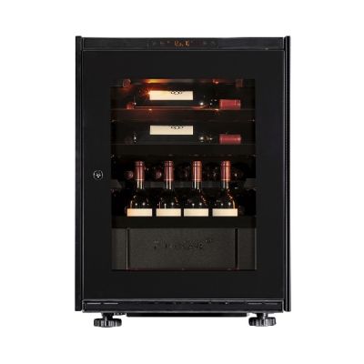 Cellier Inspiration 1 température, 1 porte vitrée Full Glass - 28 bouteilles