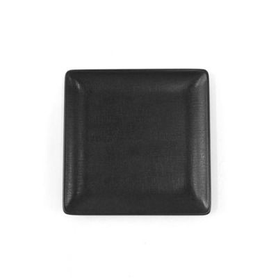 Assiette carrée 6" - Noir