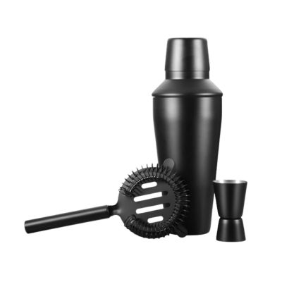 Black 3-piece cocktail set  