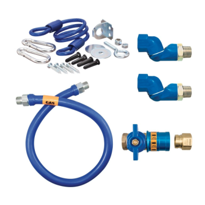 Ensemble de raccordement pour appareil au gaz Deluxe Safety Quik 48" x 1"