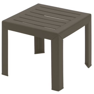 Table basse carrée Bahia 16" - Bronze Mist