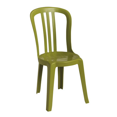 Chaise en résine Miami Bistro - Vert fougère