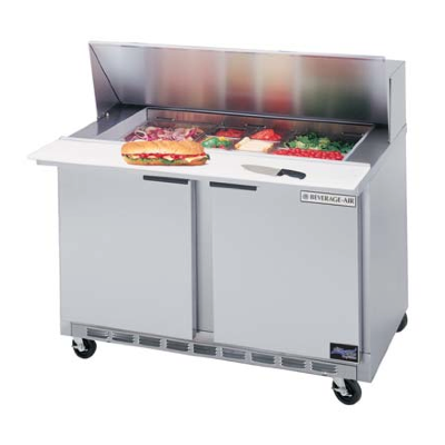 Table de préparation à salade réfrigérée 48" - 12 bacs