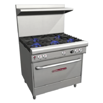 Cuisinière 5 Feux / 1 Four - Gaz Naturel