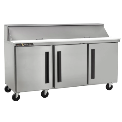 Table de préparation à salade réfrigérée Centerline 72" - 30 bacs