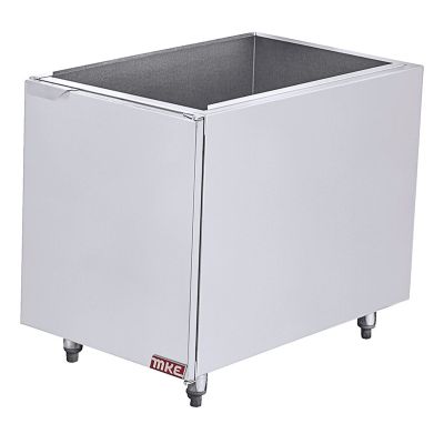 Base à équipement en acier galvanisé avec porte 24"