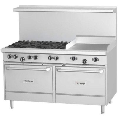Cuisinière 6 feux au gaz propane 60"