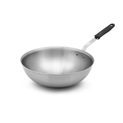 Wok avec manche en silicone - 11"