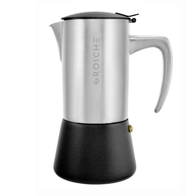 Cafetière italienne en acier inoxydable 10 tasses Milano - Acier
