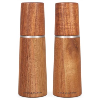 Ensemble moulins à poivre et sel 7,3" - Bois acacia