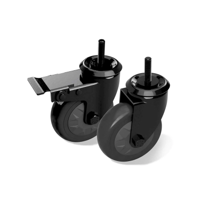 Ensemble de 2 roues avec frein pour nid modulaire et table - 4"