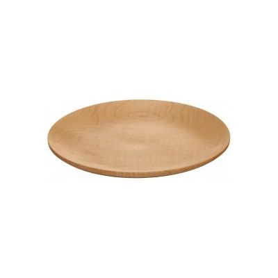Assiette en bois 10-1/2" 