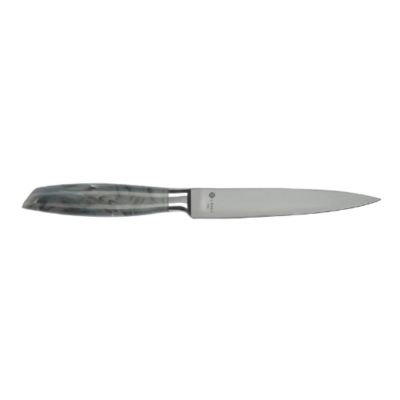 Couteau à steak non dentelé - Gris marbré 