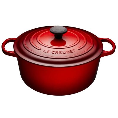 Cocotte ronde 6,7 L - Cerise