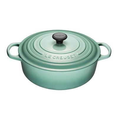 Cocotte ronde peu profonde 6,2 L - Sauge