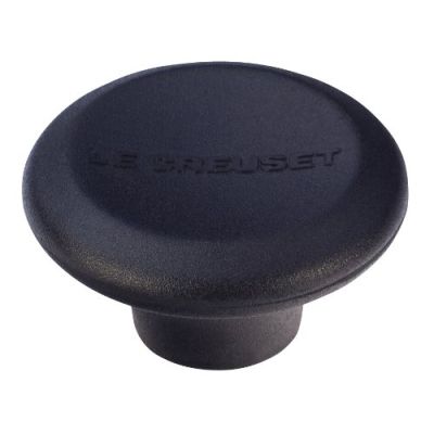 Moyen bouton noir pour cocotte