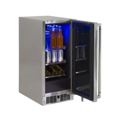 Réfrigérateur extérieur 15'' avec pentures à droite