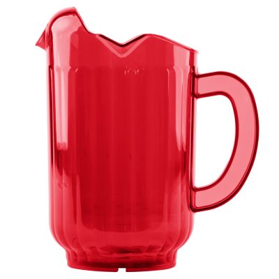Pichet en polycarbonate rouge Traex Tuffex 60 oz