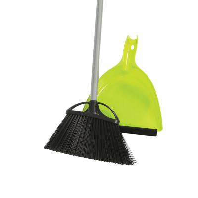 Balai à angle 10" avec porte poussière 9" E-Z Clean