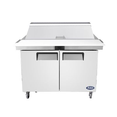 48" Refrigerated Salad Prep Table - 18 Food Pans