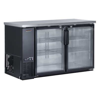 Réfrigérateur de bar à portes vitrées battante - 59"