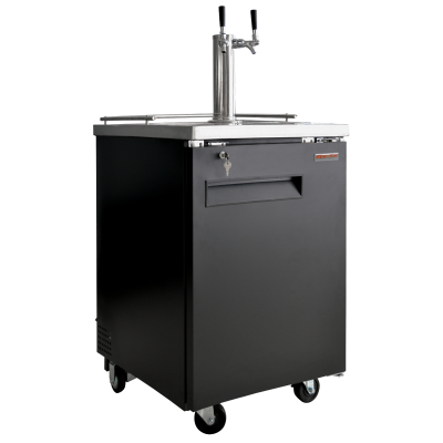 Distributeur à bière réfrigéré porte pleine 24"